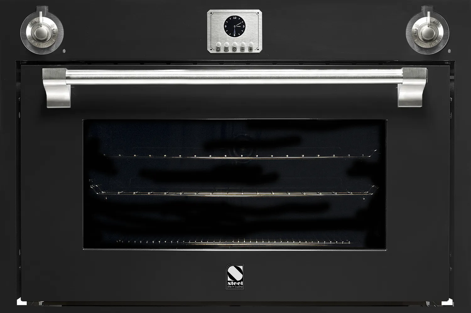 Steel תנור בנוי 90X60 ס''מ בגימור שחור סדרת ASCOT תוצרת Steel דגם AF-E9 — תמונה 3